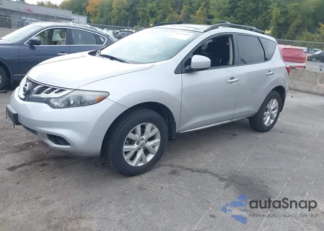 2014 Nissan Murano Sl z USA, uszkodzony, nr VIN JN8AZ1MW8EW519143